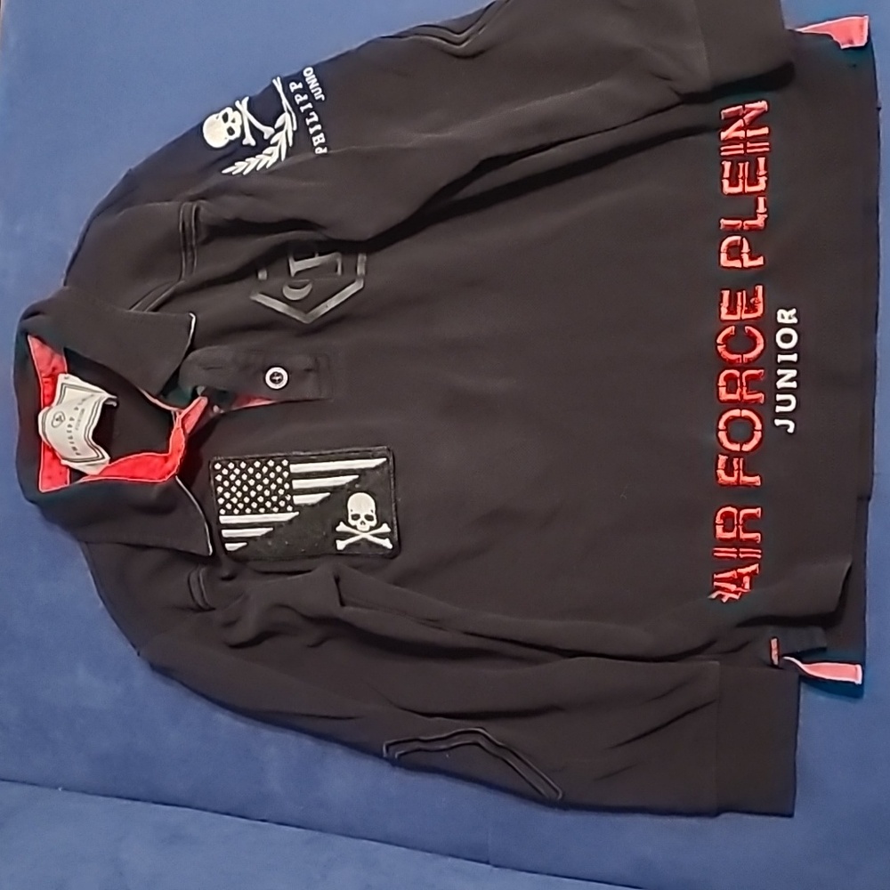 Philipp Plein Long sleeve polo - size 6